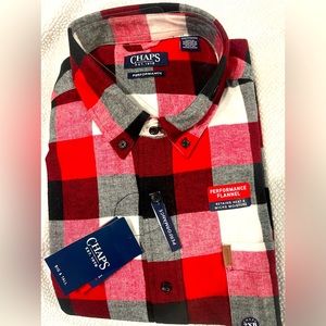 2XL Chaps performance flannel shirt.